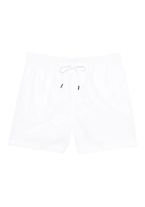 Calvin Klein drawstring swim shorts - White