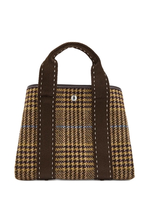 Rue De Verneuil S Traversée checked tote bag - Brown