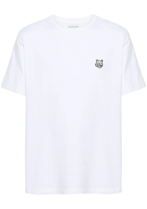 Maison Kitsuné Fox-motif cotton T-shirt - White