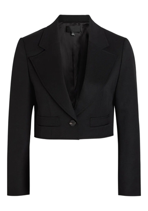 Nili Lotan Belino cropped wool jacket - Black