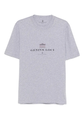 Brunello Cucinelli graphic-print T-shirt - Grey
