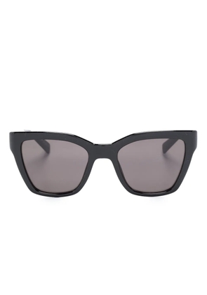 Saint Laurent Eyewear logo-print square-frame sunglasses - Black