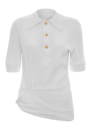 Victoria Beckham twist polo top - White