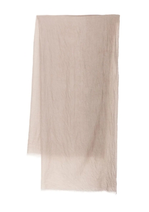 N.Peal dip-dye cashmere scarf - Brown