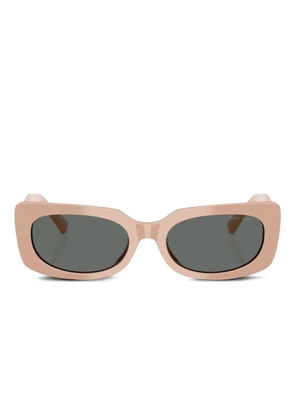 Jimmy Choo Eyewear JC5029U rectangle-frame sunglasses - Pink