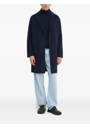 FROM FUTURE buttoned wool coat - Blue
