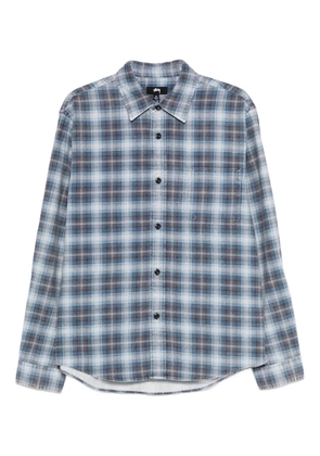 Stüssy Dax plaid-pattern shirt - Blue