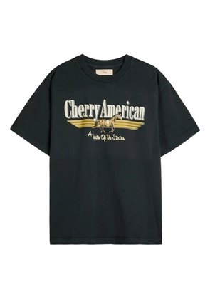 Cherry LA Coast To Coast horse graphic T-shirt - Black