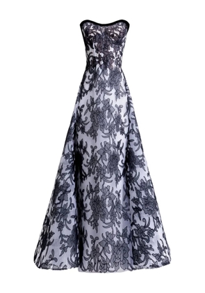 Gemy Maalouf draped overskirt dress - White