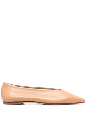 Aeyde slip-on ballerina shoes - Neutrals