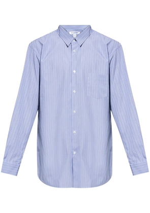 Comme Des Garçons Shirt striped buttoned shirt - Blue