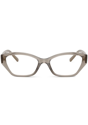 Vogue Eyewear cat eye-frame glasses - Brown