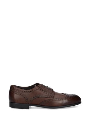 Baldinini brogue-detailing lace-up derby shoes - Brown