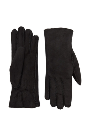 Agnelle stitched gloves - Black