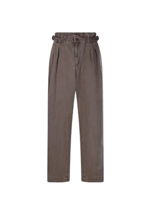 ISABEL MARANT pleated trousers - Brown