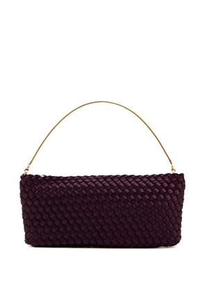 NAGHEDI Gala woven handle shoulder bag - Purple
