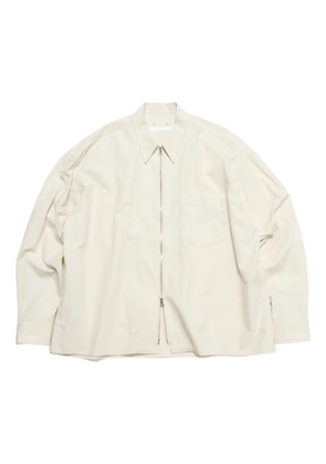 Sophnet. zip-front overshirt - Neutrals
