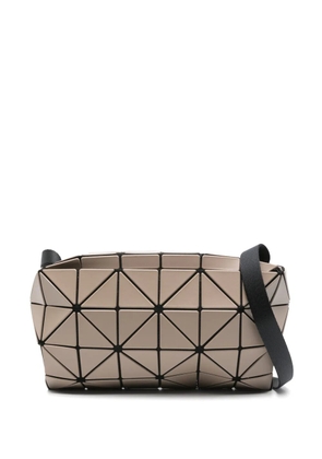 Bao Bao Issey Miyake geometric-panel crossbody bag - Brown