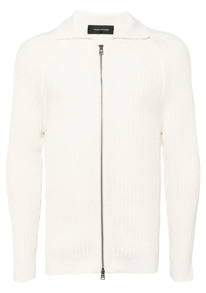 Tagliatore zip-up cardigan - Neutrals