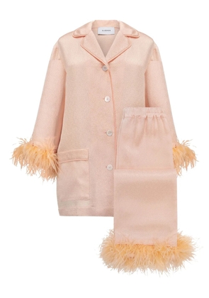 Sleeper Party jacquard pyjama set - Orange