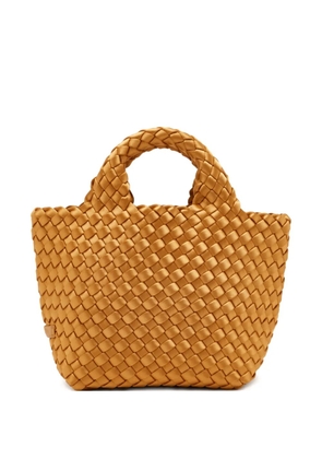 NAGHEDI St. Barths Petit woven tote bag - Gold