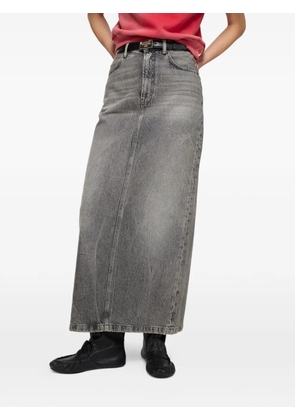 Acne Studios panelled midi skirt - Grey