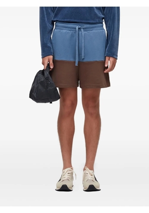Osklen bicolor drawstring-fastening shorts - Blue