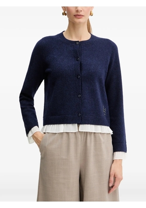 LIU JO ruffled cardigan - Blue
