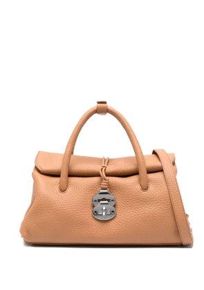 Zanellato studded top-handle tote bag - Neutrals