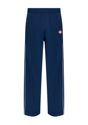 Casablanca logo-appliqué track pants - Blue
