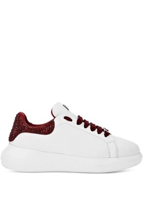 Philipp Plein rhinestone-embellished sneakers - Red