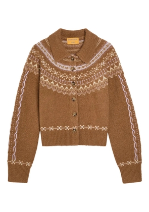 Guest In Residence Cloud Chalet button-up cardigan - Brown