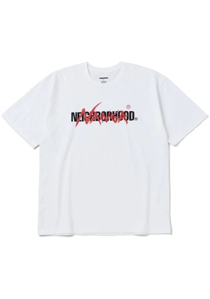 Neighborhood logo-print T-shirt - White