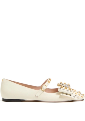 Valentino Garavani Bowow Mary-Jane ballet flats - Neutrals