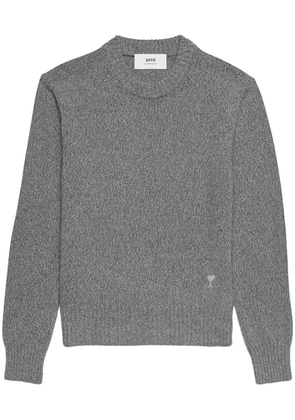 AMI Paris cashmere-blend crew-neck jumper - Grey