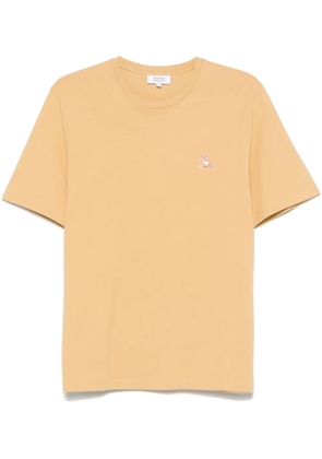 Maison Kitsuné Chillax Fox-patch T-shirt - Yellow