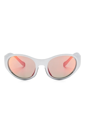 Alba Optics Anvma oval-frame sunglasses - Silver