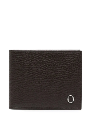 Orciani Micron bi-fold leather wallet - Brown