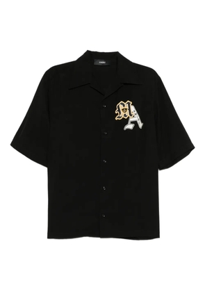 AMIRI varsity-patch shirt - Black