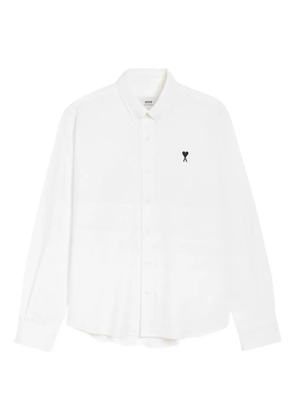 AMI Paris Ami De Coeur cotton buttoned shirt - White