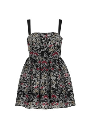 Olympiah arabesco print strap dress - Black