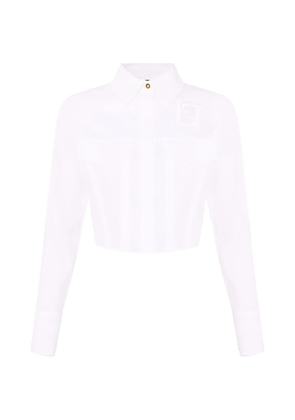 Elisabetta Franchi embroidered shirt - White