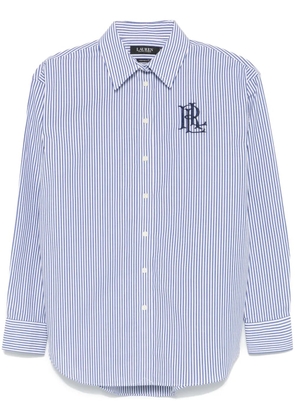 Lauren Ralph Lauren logo-embroidered shirt - Blue