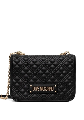 Love Moschino quilted-design shoulder bag - Black