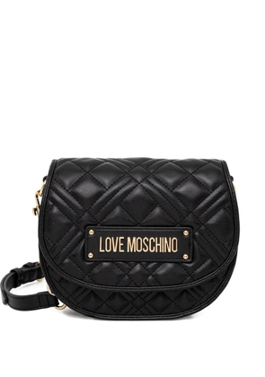 Love Moschino quilted-design cross-body bag - Black