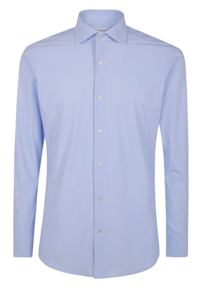 Tintoria Mattei spread-collar shirt - Blue