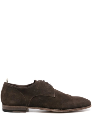 Officine Creative Solitude suede Derby shoes - Brown