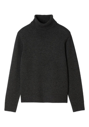 SANDRO ribbed turtleneck sweater - Grey