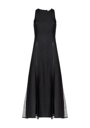 LouLou de Saison Iraka lace-stitching midi dress - Black