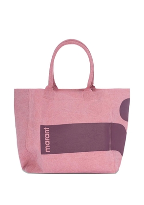 ISABEL MARANT logo-print tote bag - Pink